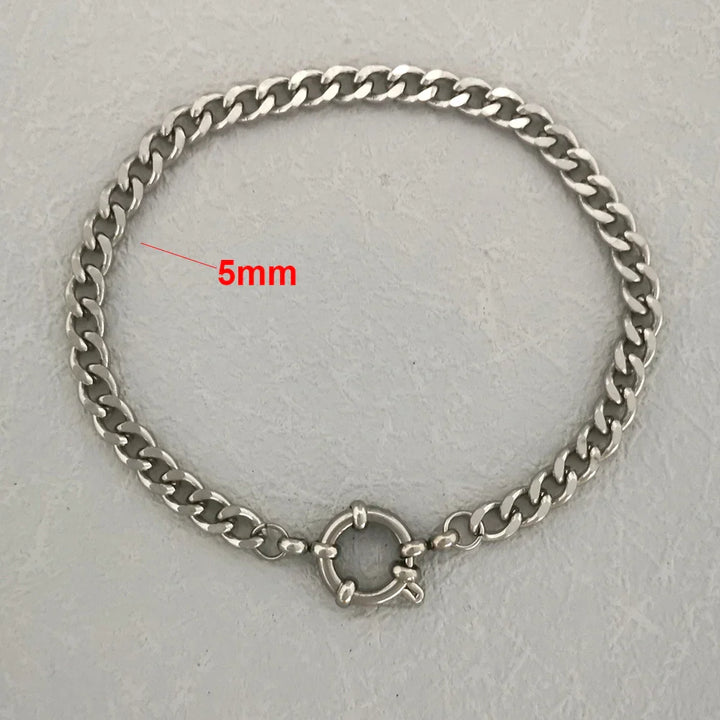 Levoire | Bracelet En Acier Inoxydable Y10 5mm Argent