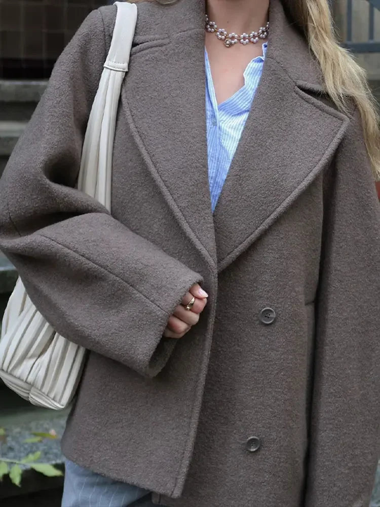 Levoire | Veste En Laine À Double Boutonnage Pour Femmes Originale