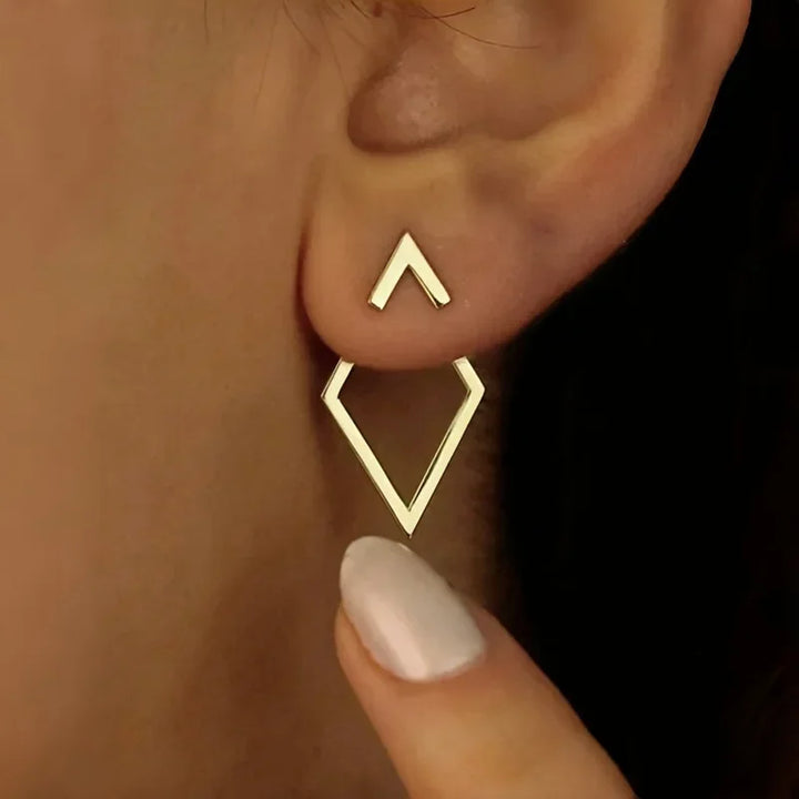 Levoire | Boucles Géométriques Couleur Or