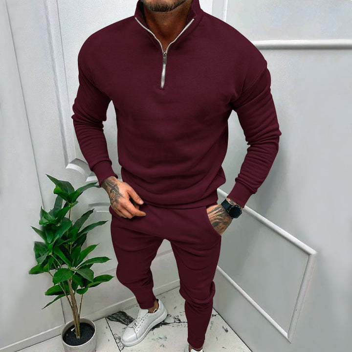 Levoire | Ensemble De Sport Avec Zip Bourgogne