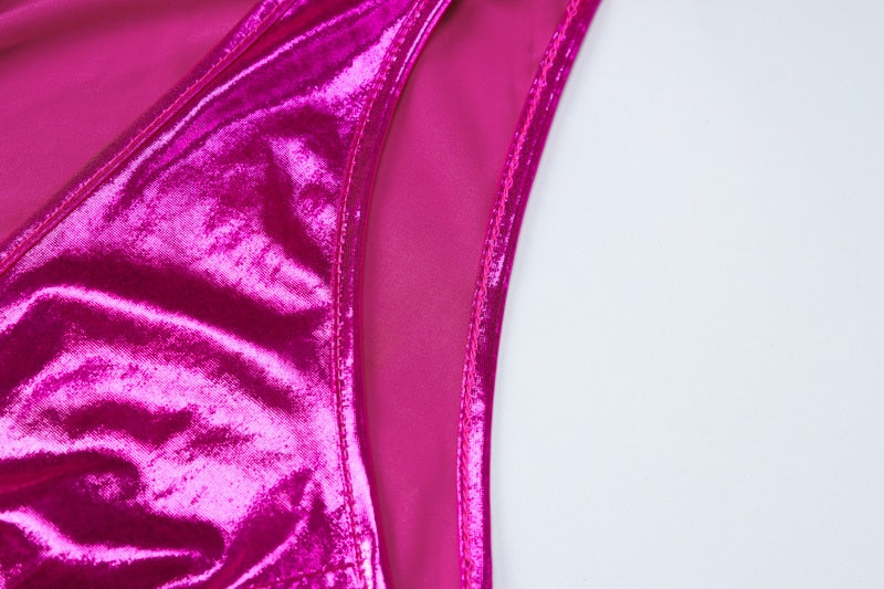 Levoire | Robe Mini Bodycon Métallique Arc