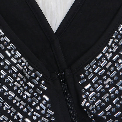 Levoire | Robe Maxi V En Cristal Dyp