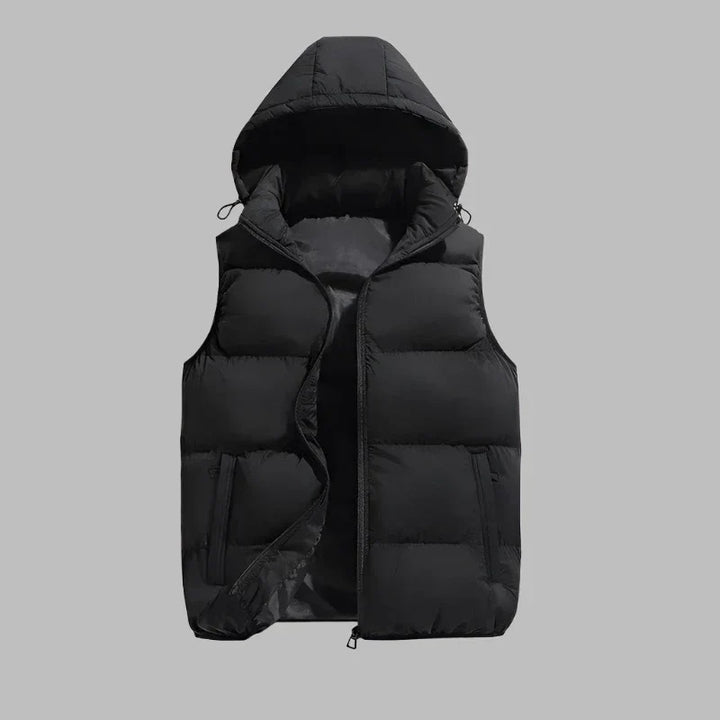 Levoire | Veste De Transition Légère Pour Hommes Avec Capuche Noir
