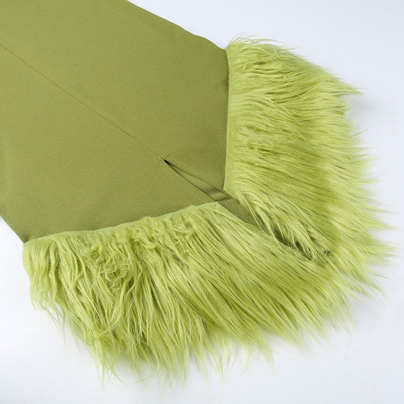Levoire | Robe En Plumes Simple Sans Manches
