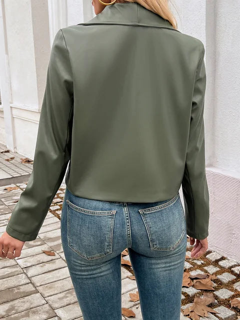 Levoire | Veste En Cuir Olive