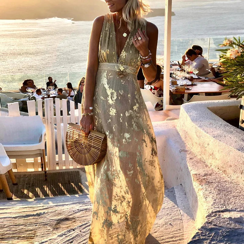 Levoire | Robe D'été Fluide Pour Femme - Maxi