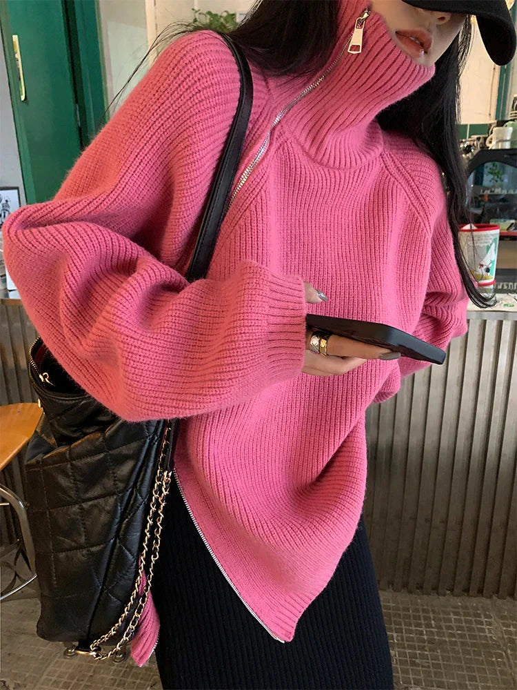Levoire | Pull Rétro Rayé Classique Rosa