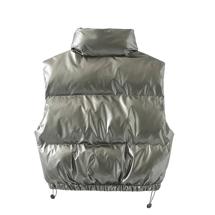 Levoire | Veste à col montant zippée sans manches chaude
