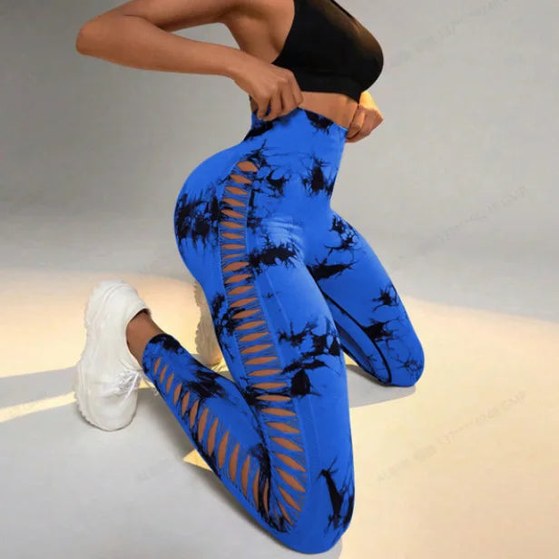 Levoire | Leggings Push-Up Avec Tie Dye Antlia Bleu foncé