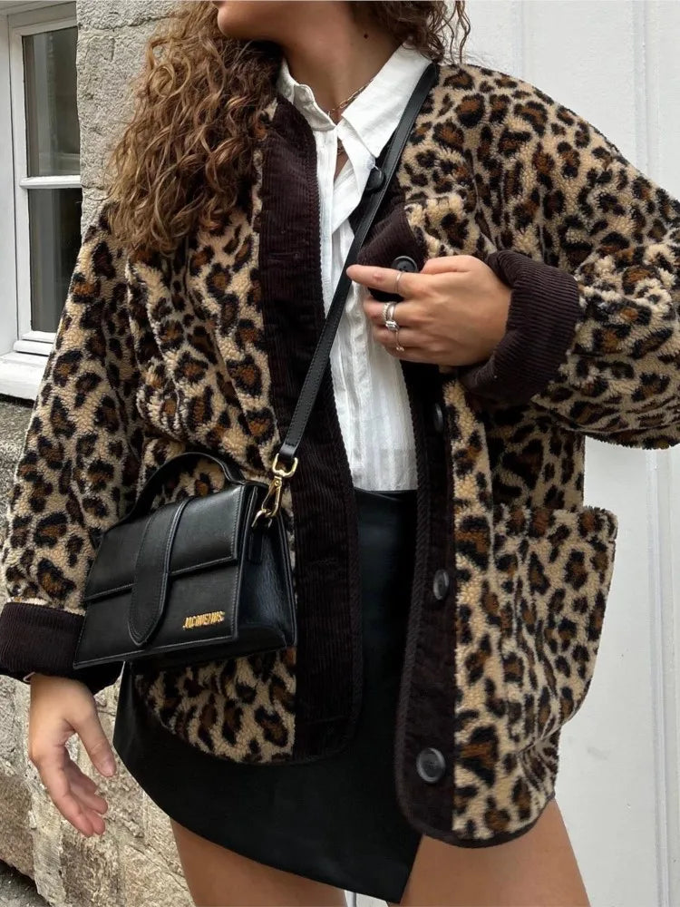 Levoire | Veste Léopard Sauvage Et Élégante