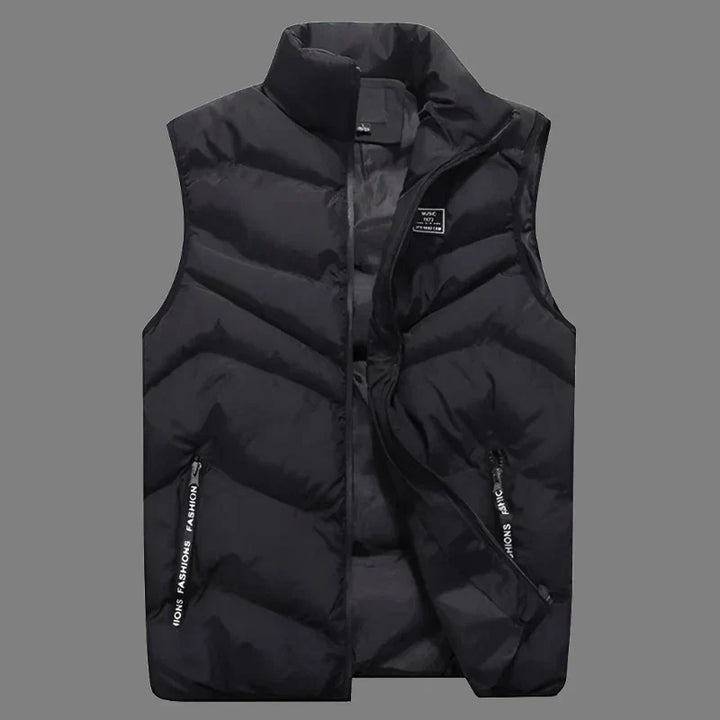 Levoire | Veste Intermédiaire Matelassée Élégante Pour Hommes Noir