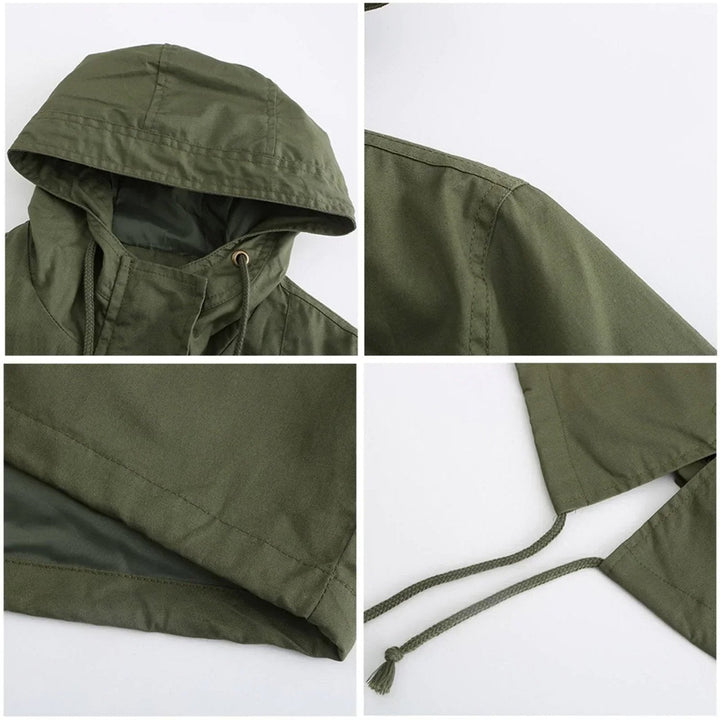 Levoire | Veste À Capuche À Manches Longues Avec Poches Zippées