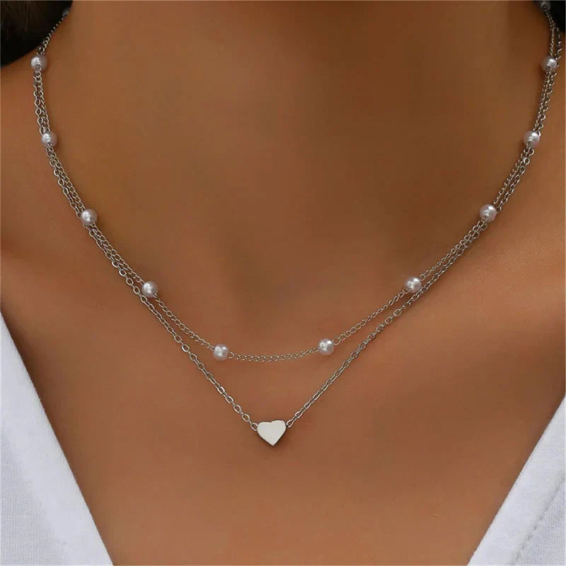 Levoire | Choker Perles Cœur x785yin