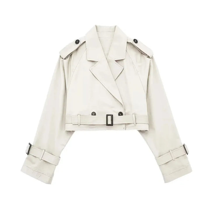 Levoire | Trench-Coat Élégant Avec Bretelles Beige