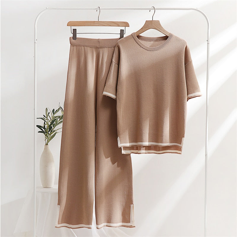 Levoire | Brooks Ensemble En Lin À Deux Pièces Khaki Taille unique