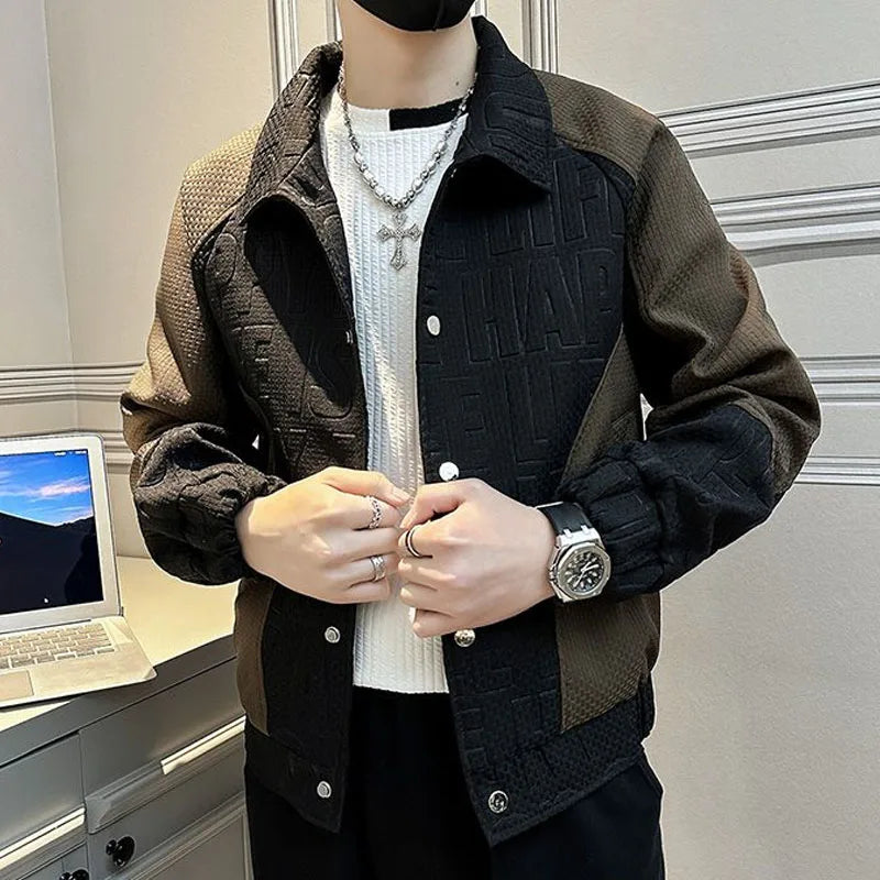 Levoire | Veste Poloko Élégante Pour Hommes Noir