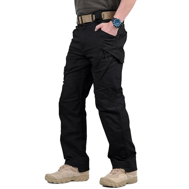 Levoire | Pantalons cargo avec plusieurs poches Noir