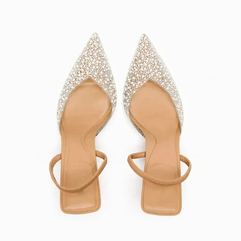 Levoire | Escarpins Transparents À Strass Pour Femmes