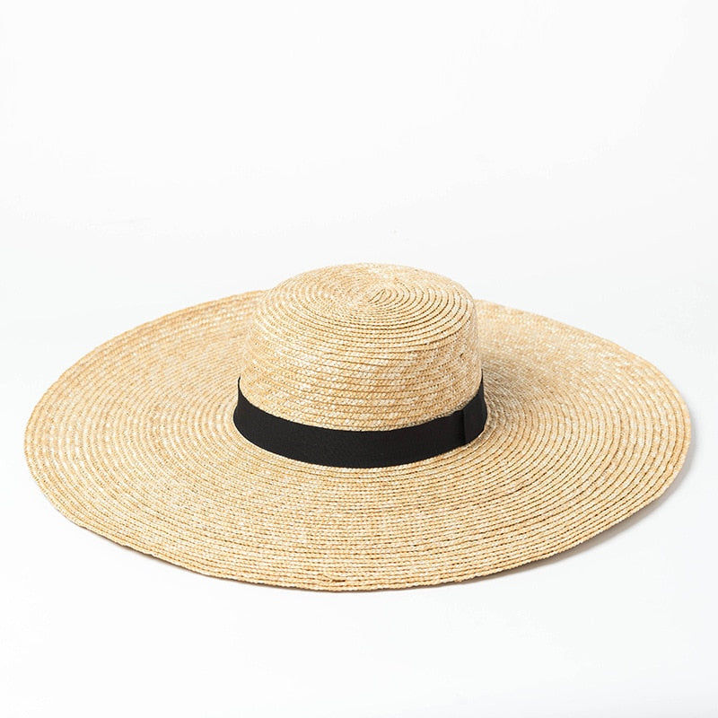 Levoire | Chapeau De Paille Pour La Plage Avec Bande Titre standard