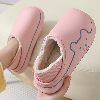 Levoire | Pantoufles En Coton Épaisse Semelle Plate