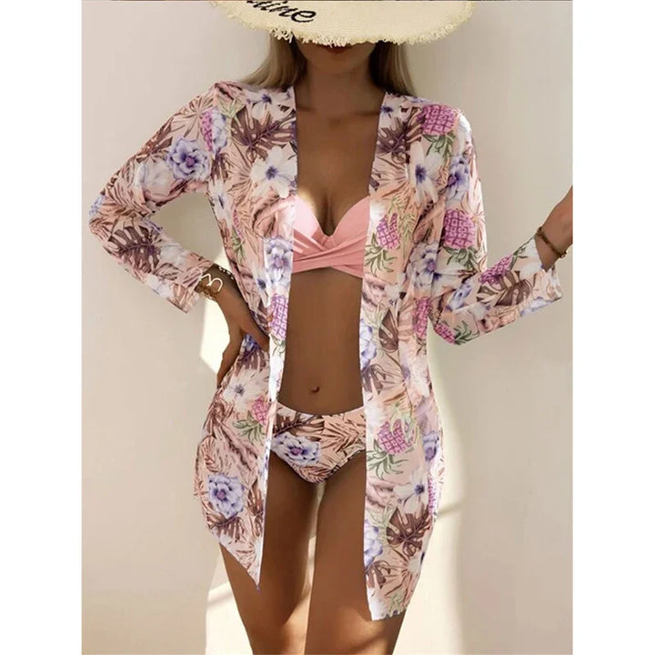 Levoire | Ensemble Bikini Fleuri Taille Basse