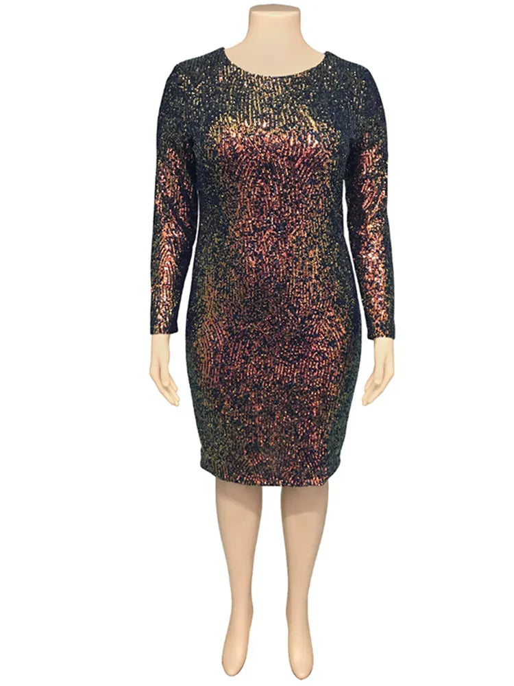 Levoire | Robe Longue À Paillettes Oversize