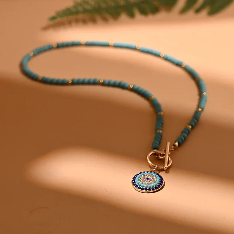 Levoire | Choker En Pierre Colorée 23ky310-bleu 2