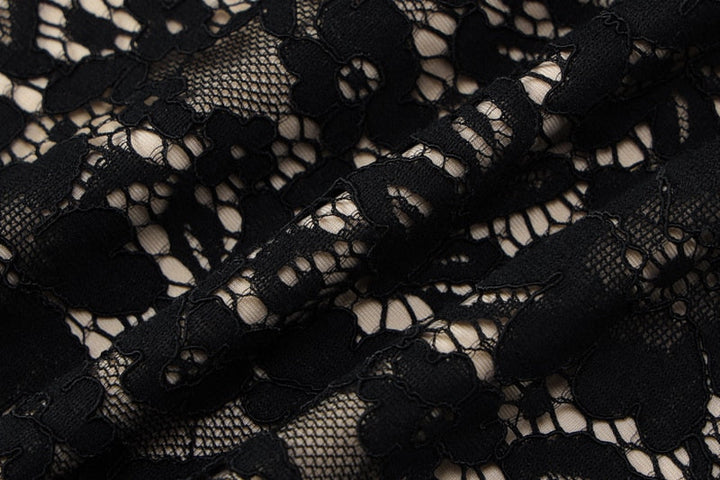 Levoire | Mini Black Dress With Spaghetti Straps