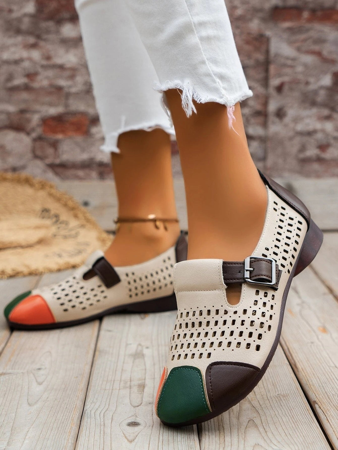 Levoire | Chaussures À Bout Ronde Beige