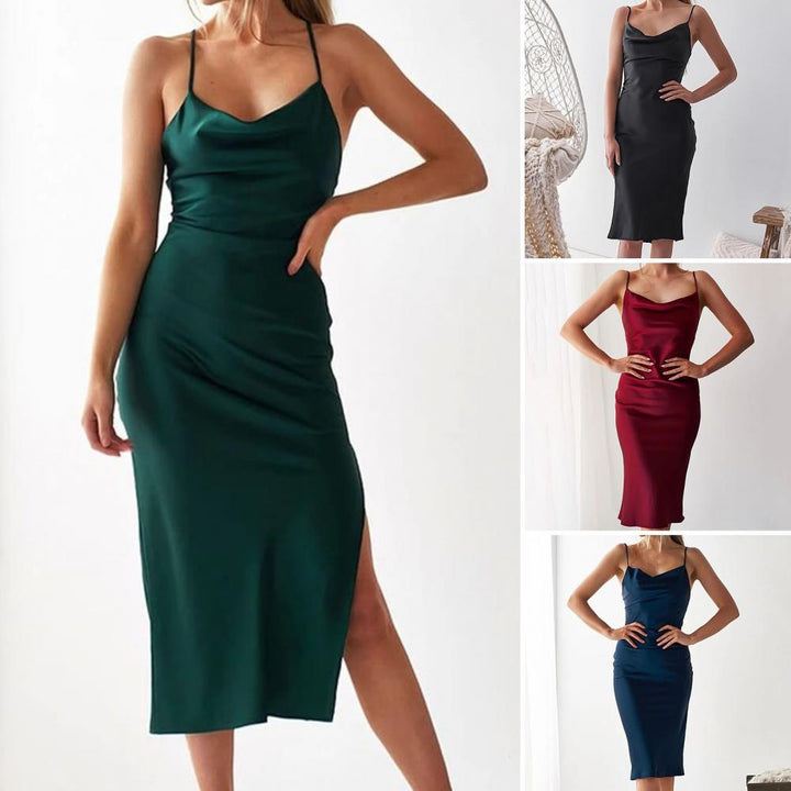 Levoire | Robe Satinée Élégante Pour Femmes