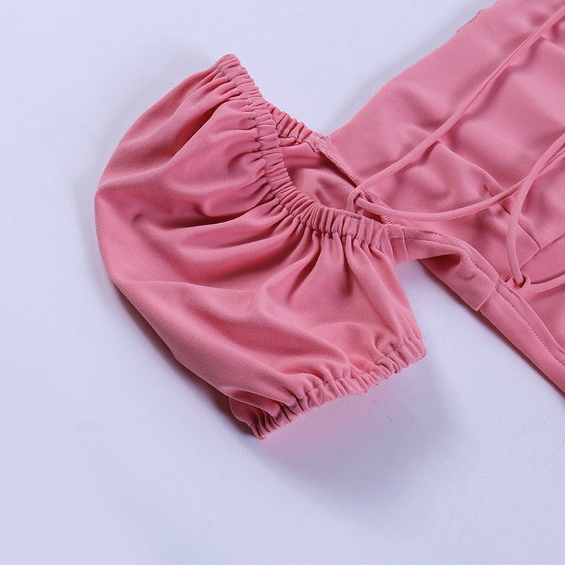 Levoire | Manchette Bouffante Ouverture Au Dos Robe Mini