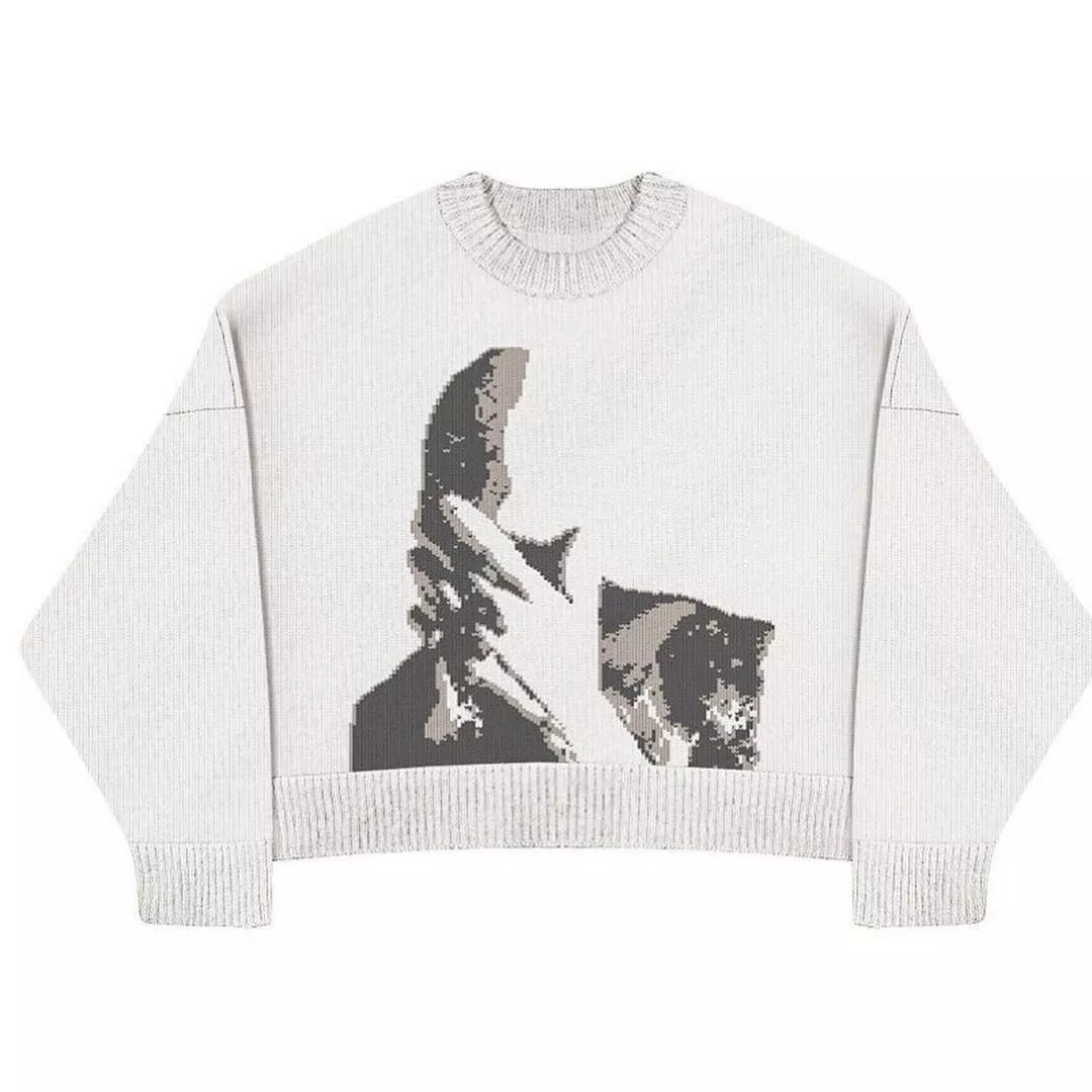 Levoire | Ocean Femme Décontracté Tricot Pull-Over XXL