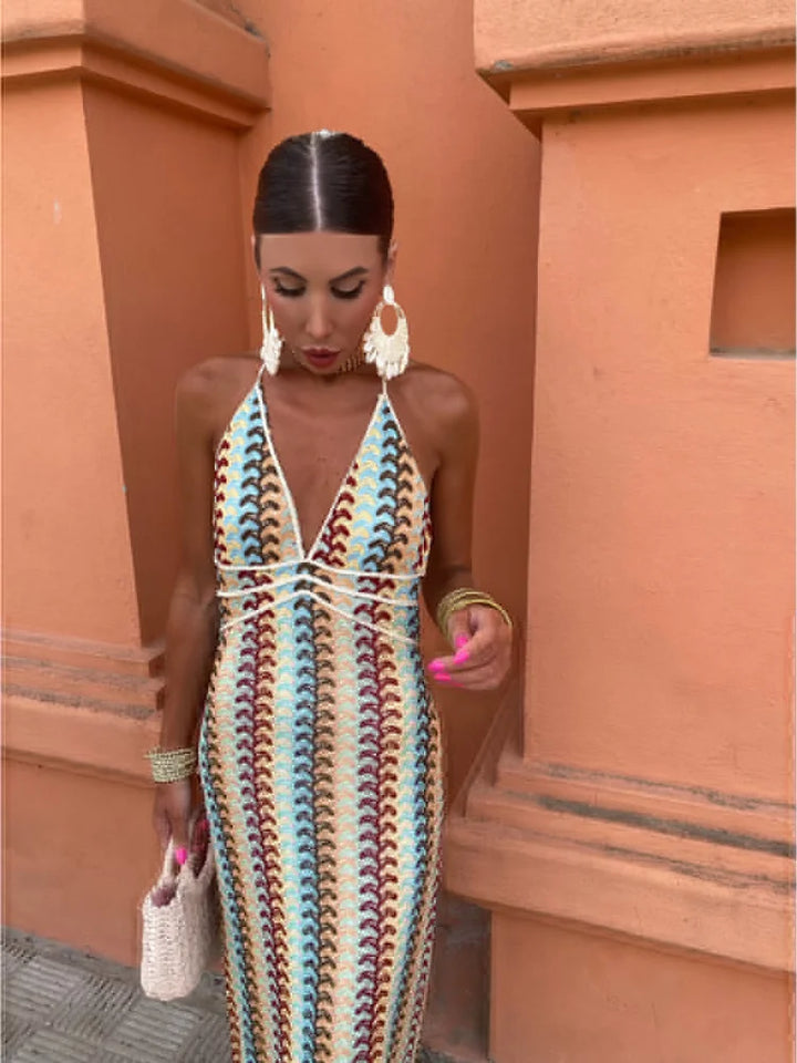Levoire | Robe Sans Dos À Décolleté En V