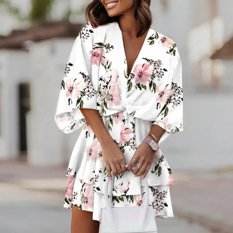 Levoire | Mini Robe D'Été Pour Femmes Olga Blanc