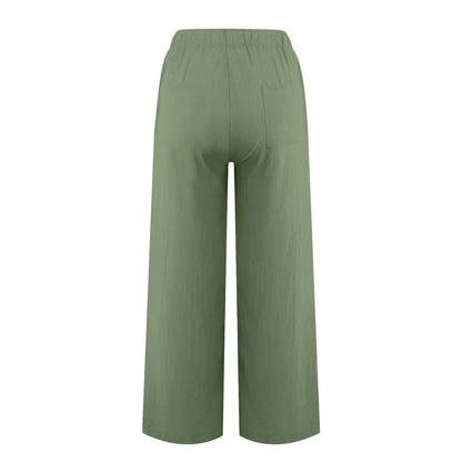 Levoire | Pantalon En Coton Et Lin Respirant Pour Femmes