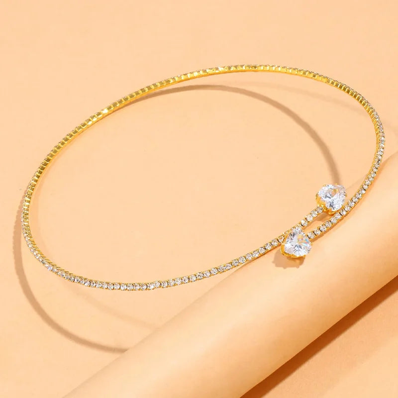 Levoire | Choker Cœur Strass