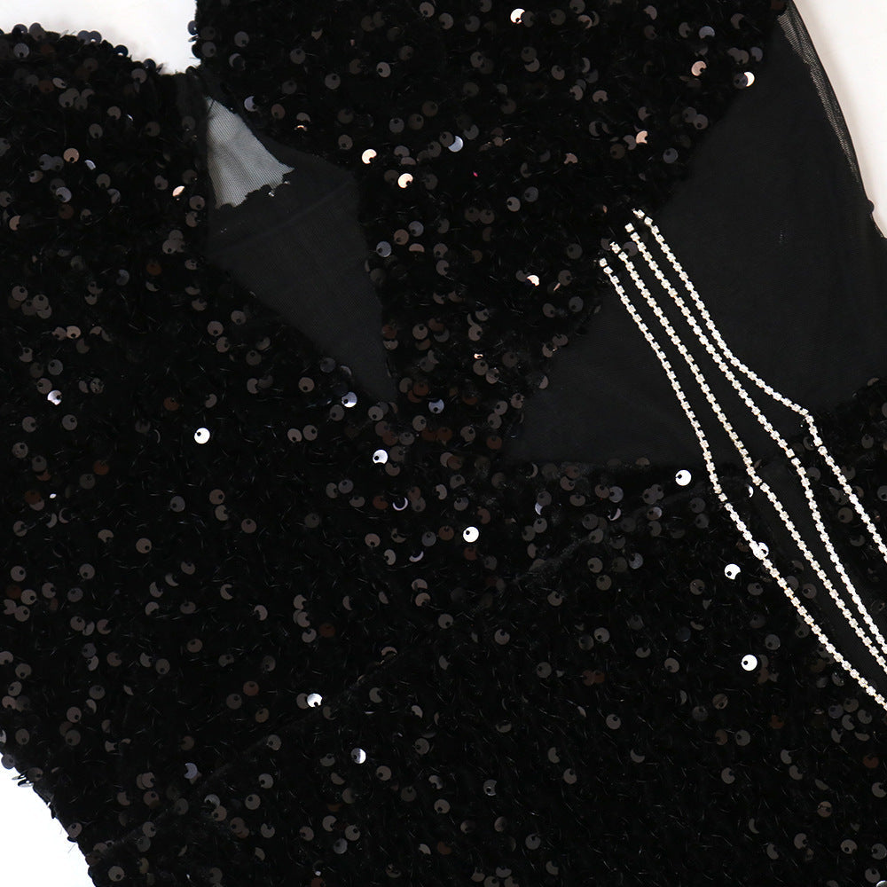 Levoire | Helmi-Diamant-Dragelinser-Haut-Poches-Long Robes