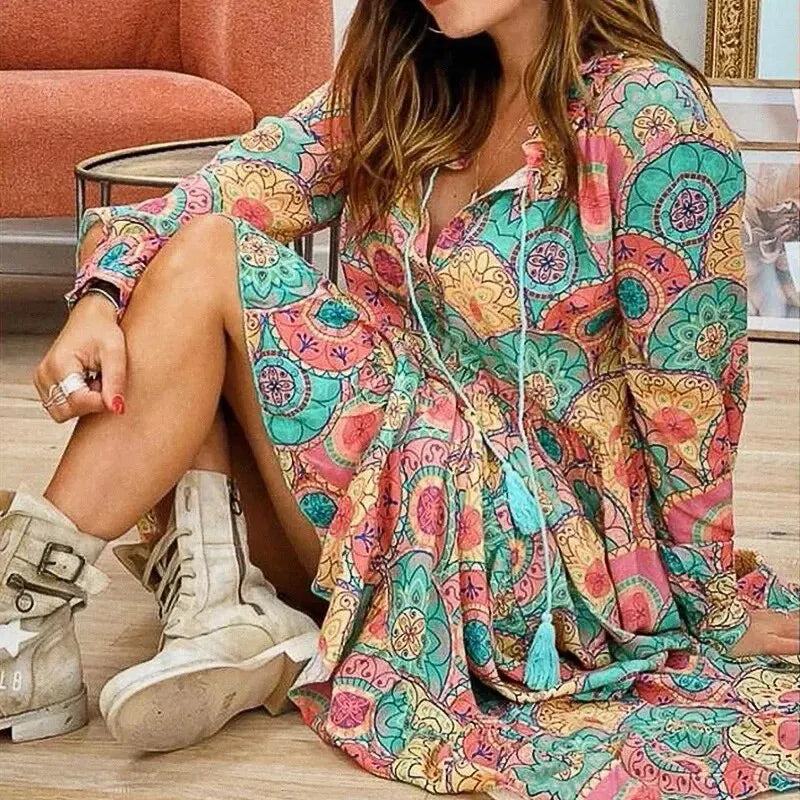 Levoire | Robe Maxi Imprimée À Motif Floral