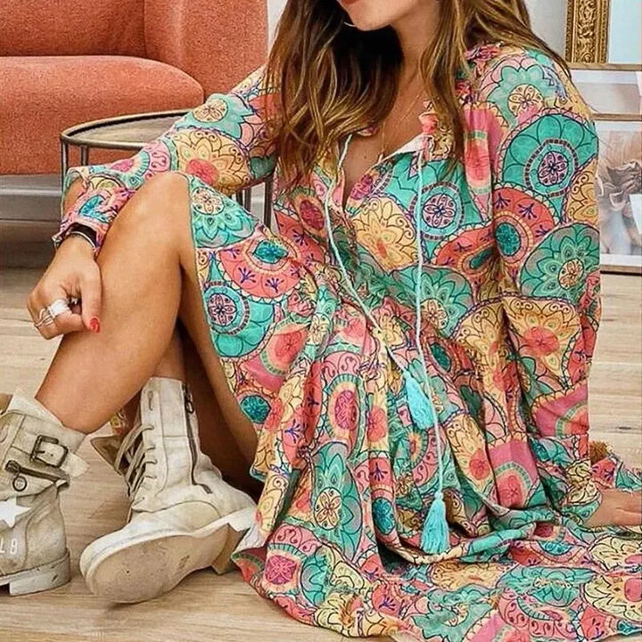 Levoire | Robe Maxi Imprimée À Motif Floral