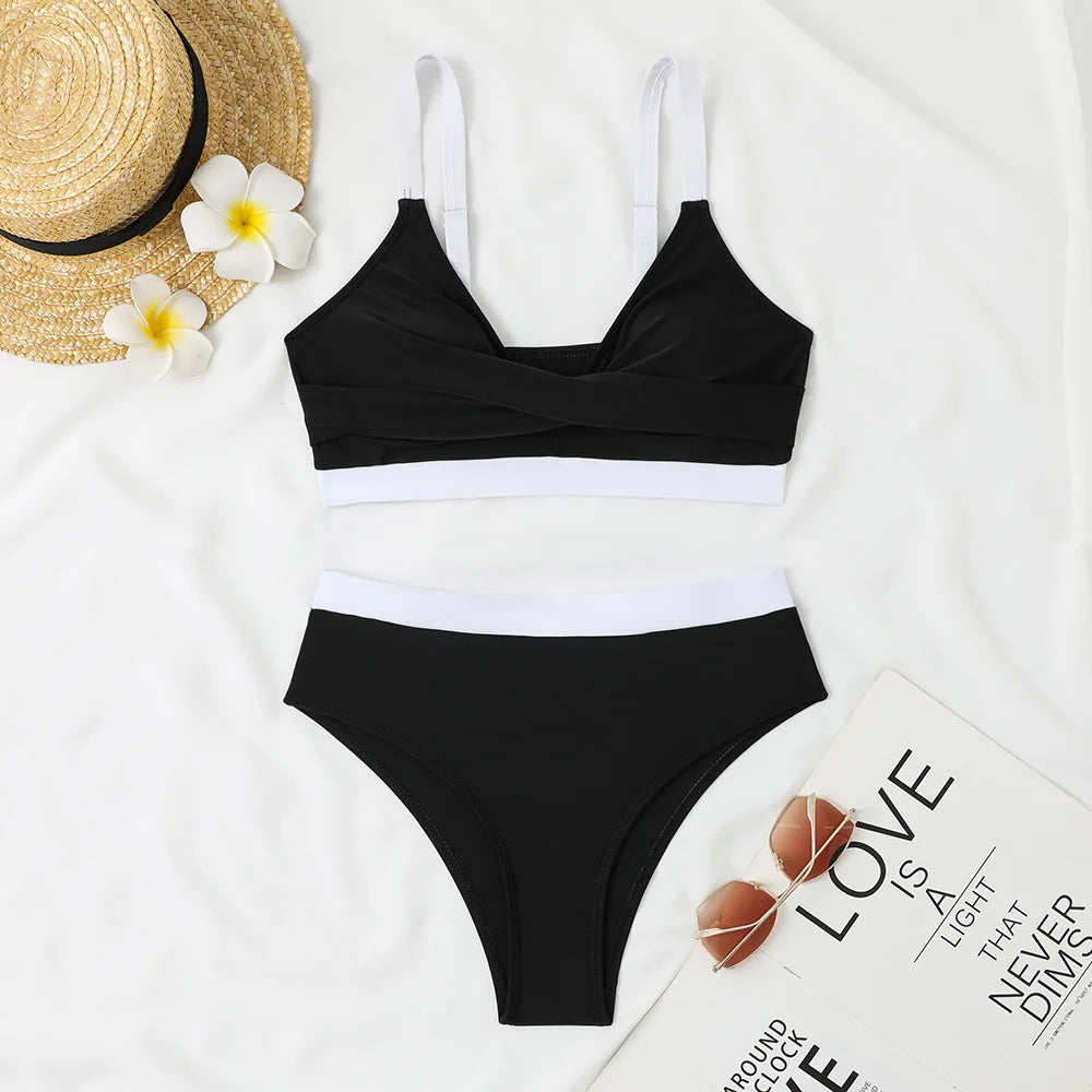 Levoire | Ensemble Bikini Taille Haute Femme