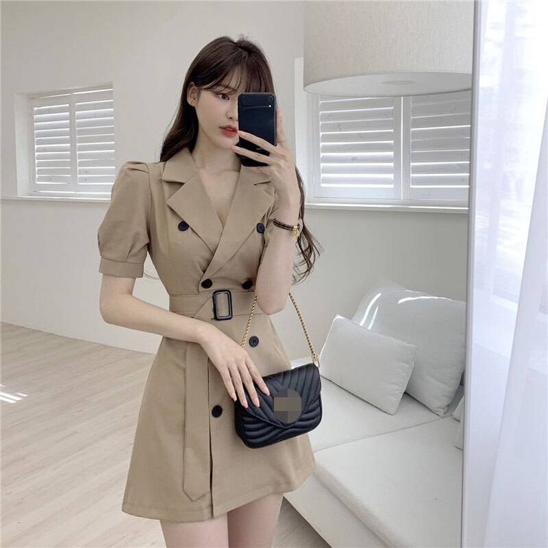 Levoire | Robe Vintage A-Ligne Col V