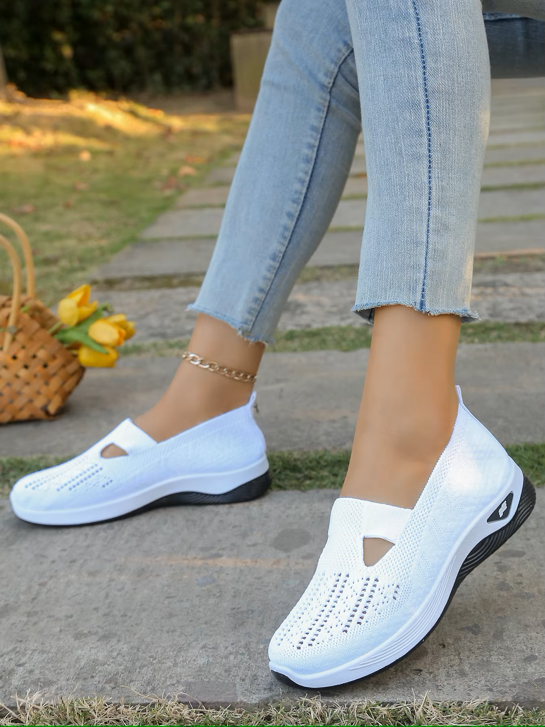 Levoire | Baskets Femme Toutes Saisons Blanc