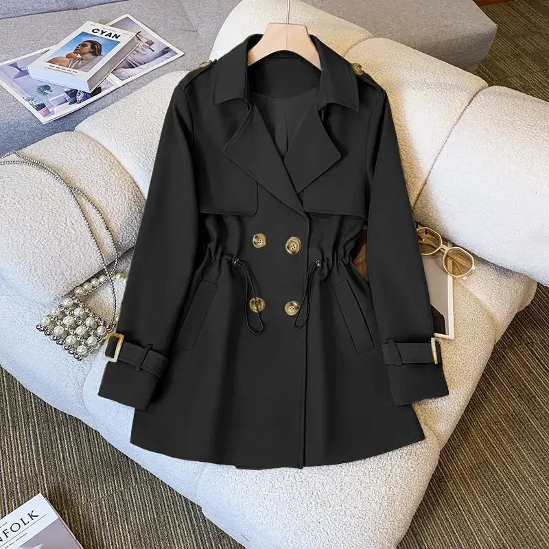 Levoire | Élégant, Trench-Coat Mi-Long Pour Femmes