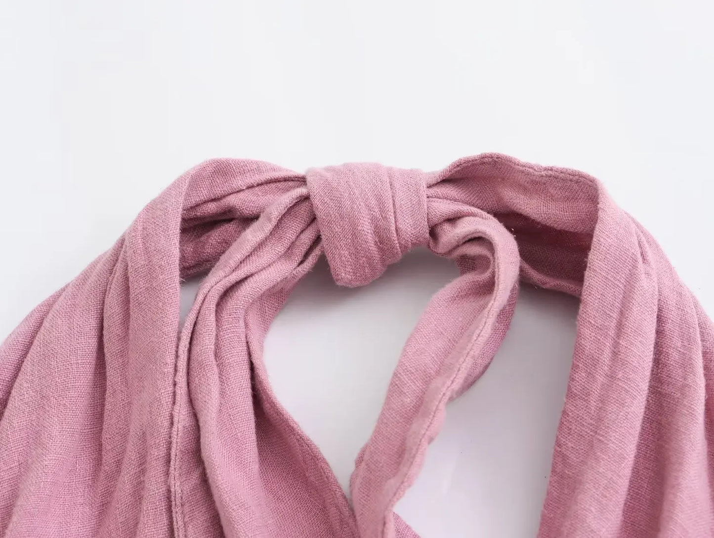 Levoire | Robe En Lin Élégante Avec Col