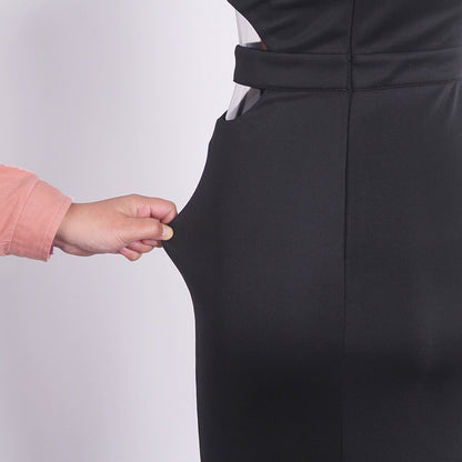 Levoire | Une Épaule Sans Bretelles Robes Maxi À Côtés Creux