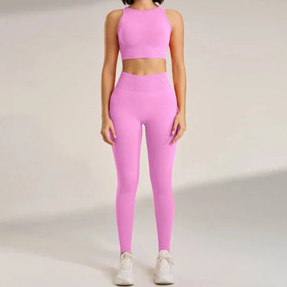 Levoire | Ensemble De Vêtements De Sport Confortable Rosa