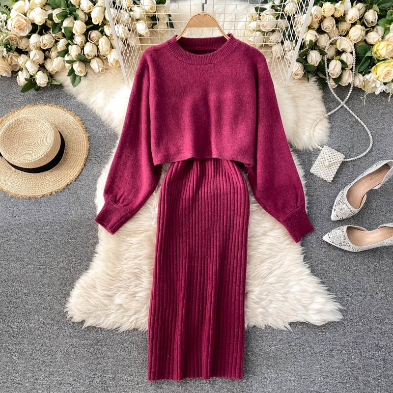 Levoire | Ensemble Confortable Élégant, Chaud & Stylé Fuchsia
