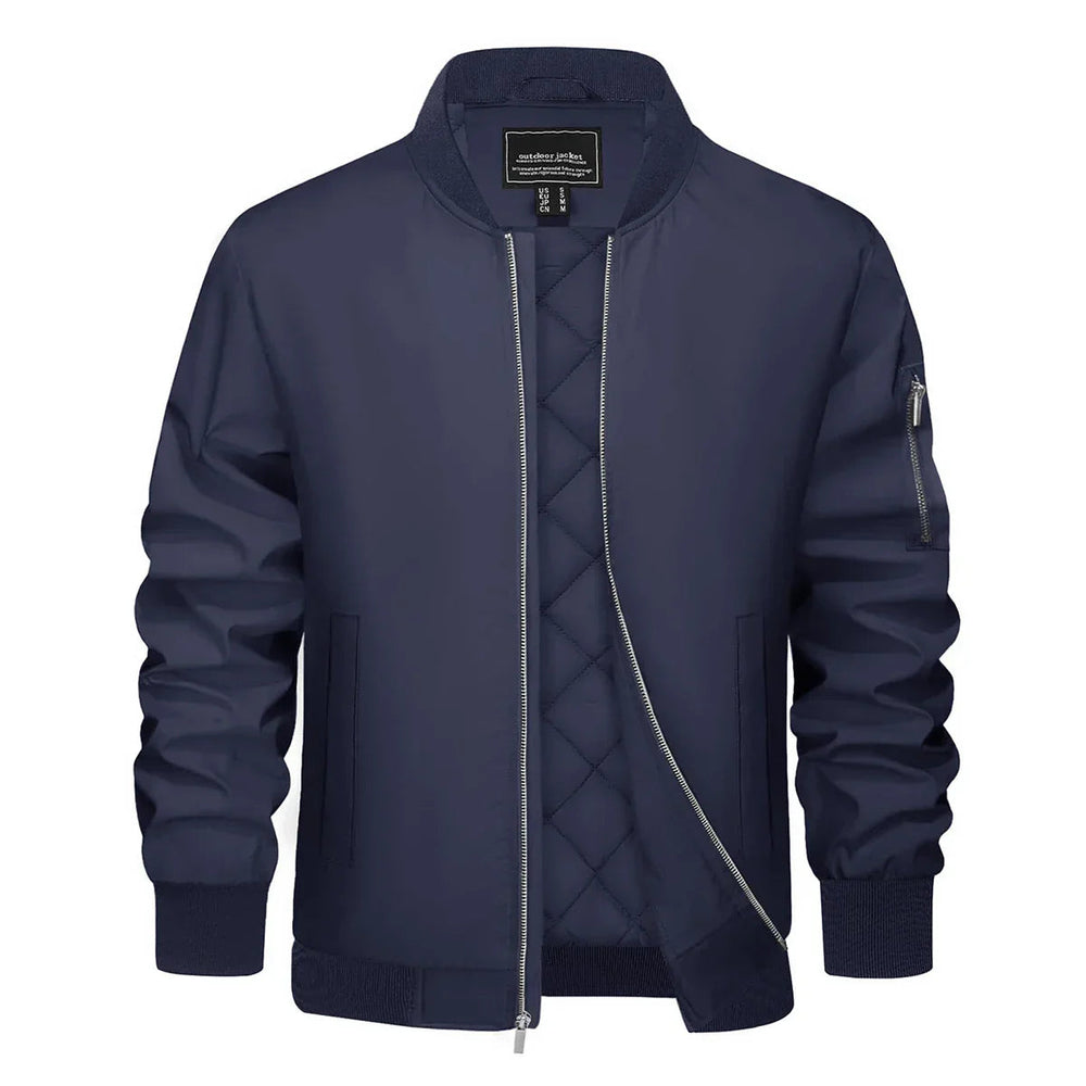 Levoire | Veste À Manches Longues Avec Zip Et Poches Gris d'avoine