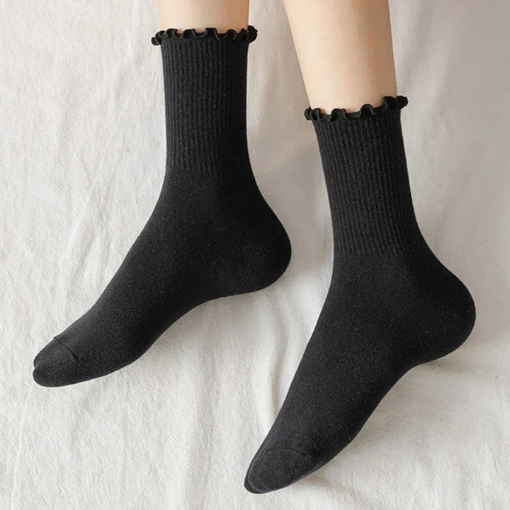 Levoire | De 5 Chaussettes Volantées Femme Confort Et Respirabilité