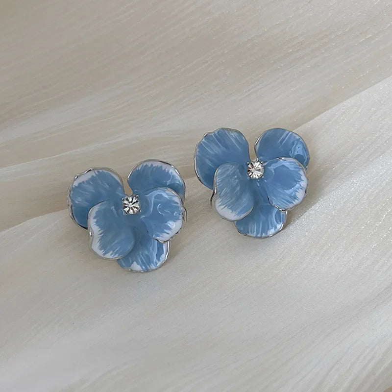 Levoire | Boucles D'Oreilles Émail Fleuries 661688